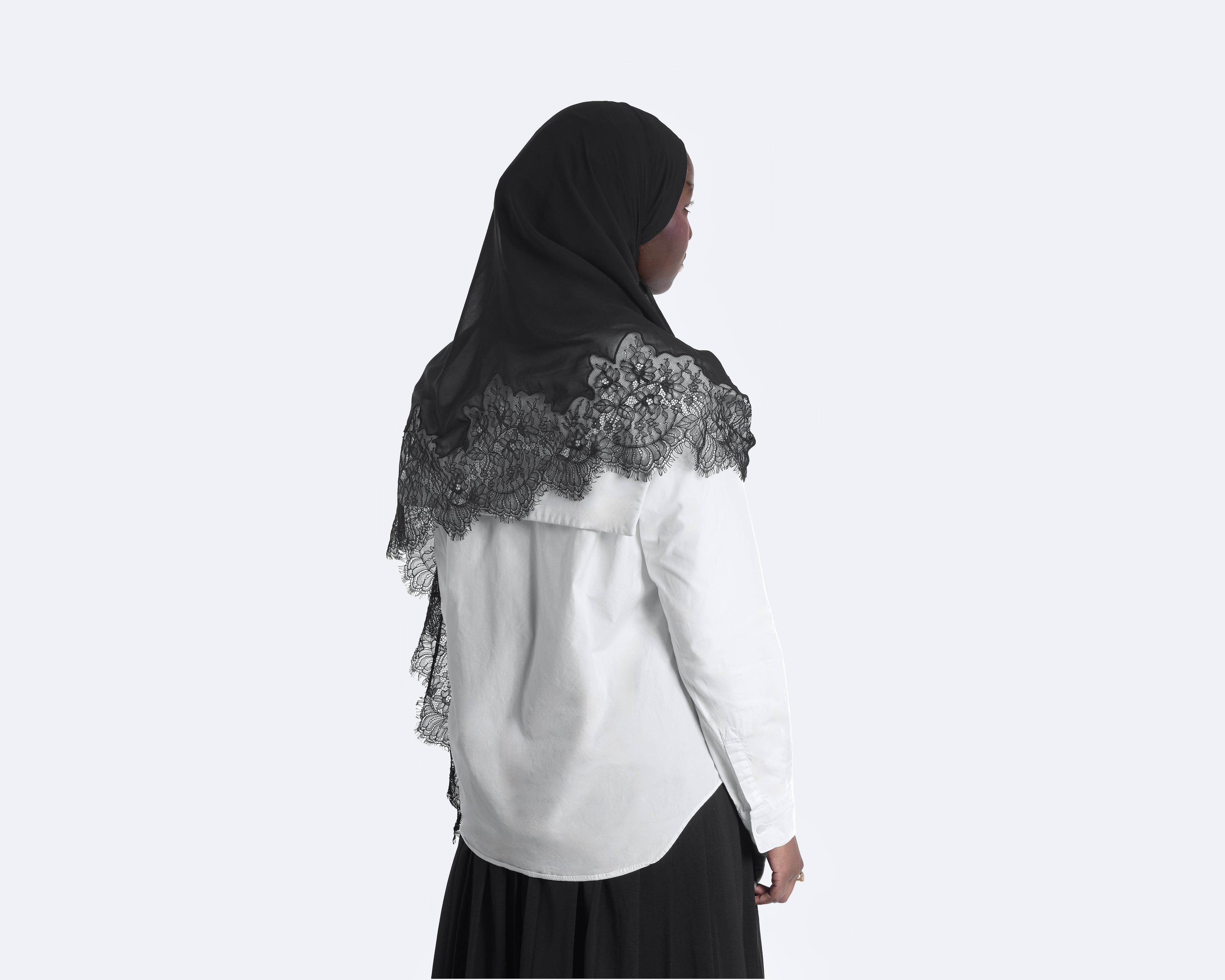 Dentelle Scarf Noir