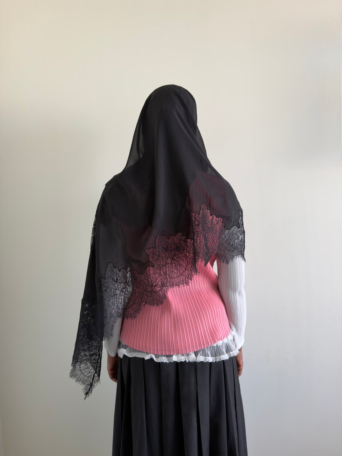 Dentelle Scarf Noir