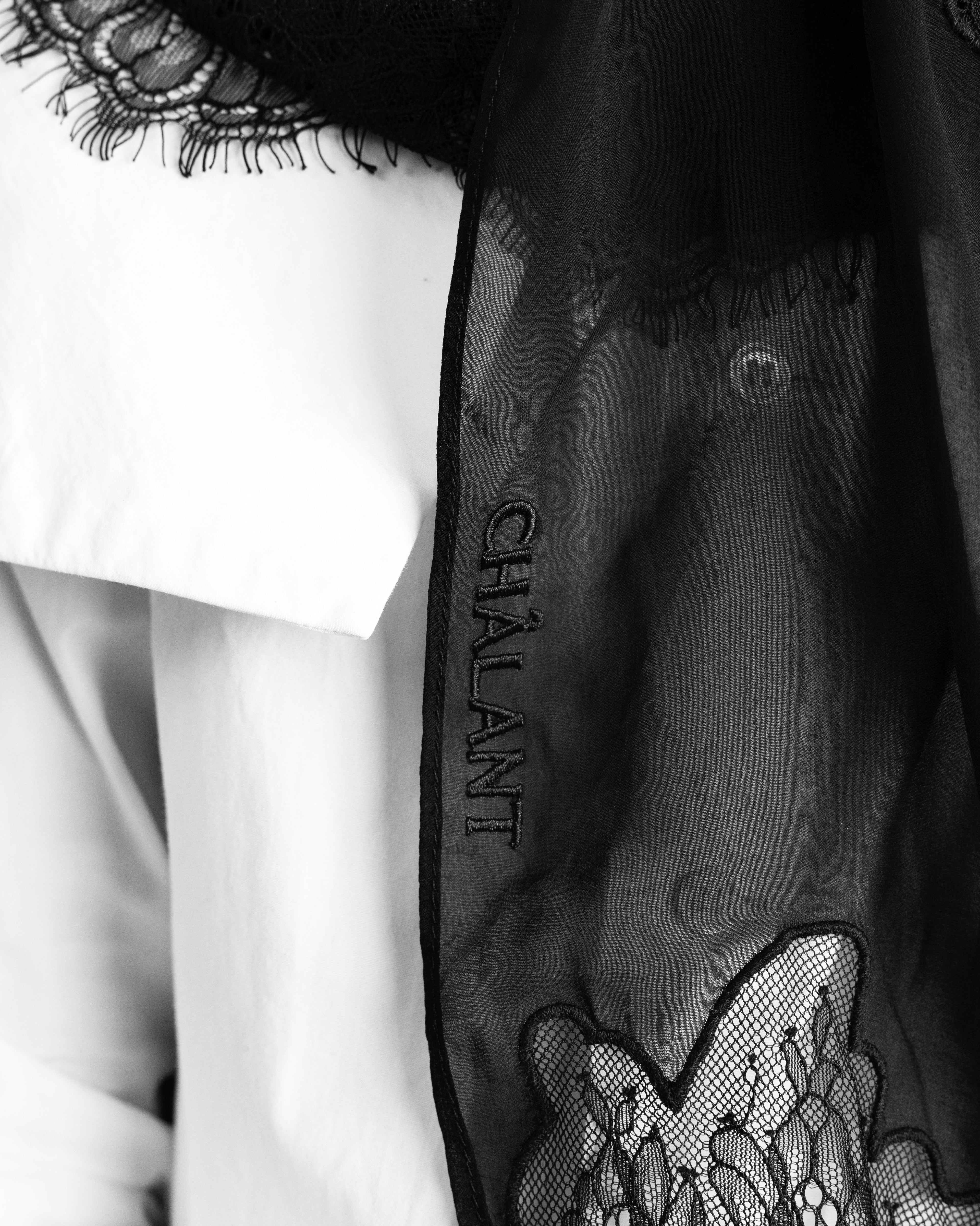 Dentelle Scarf Noir